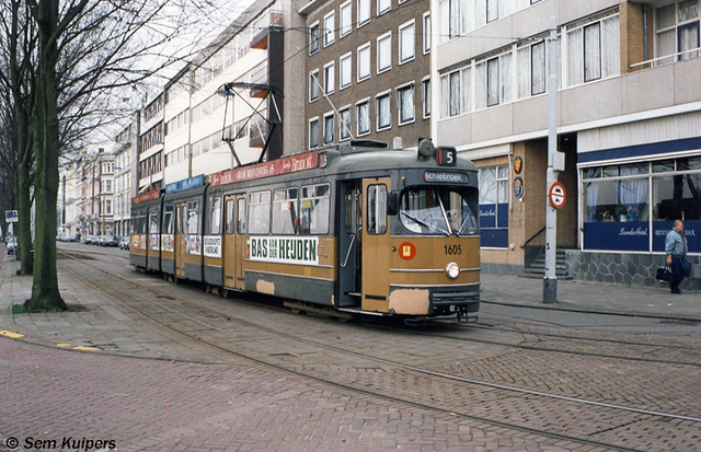 Foto van RET Rotterdamse Düwag GT8 1605 Tram door_gemaakt RW2014