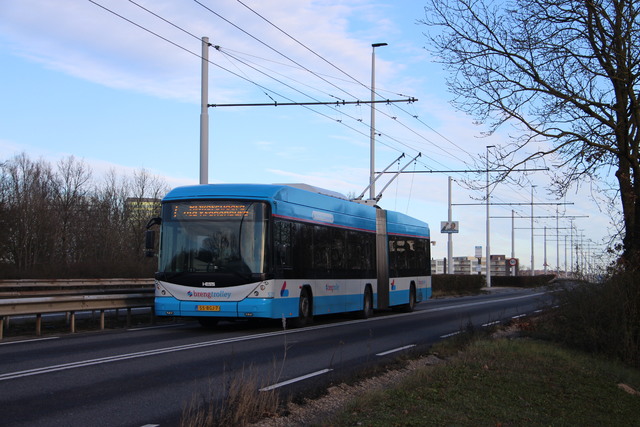 Foto van HER Hess Swisstrolley 5257 Gelede bus door jensvdkroft