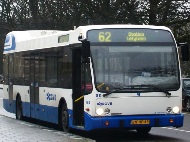 Foto van GVB Berkhof Jonckheer 264 Standaardbus door wyke2207