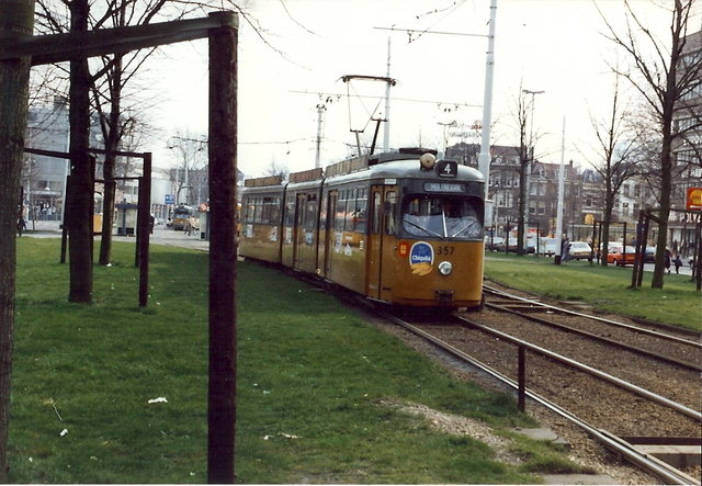 Foto van RET Rotterdamse Düwag GT8 357 Tram door JanWillem