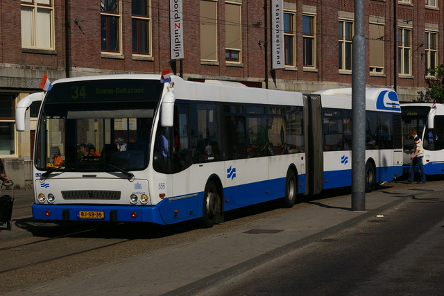 Foto van GVB Berkhof Jonckheer G 556 Gelede bus door wyke2207