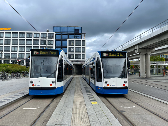Foto van GVB Siemens Combino 2062 Tram door TrainspotterAmsterdam