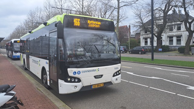 Foto van CXX VDL Citea LLE-120 5886 Standaardbus door treinspotter-Dordrecht-zuid