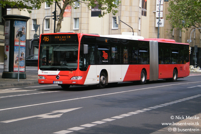 Foto van ASEAG Mercedes-Benz Citaro G 298 Gelede bus door_gemaakt Busentrein