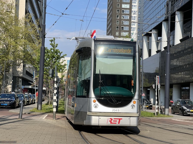 Foto van RET Rotterdamse Citadis 2049 Tram door Stadsbus