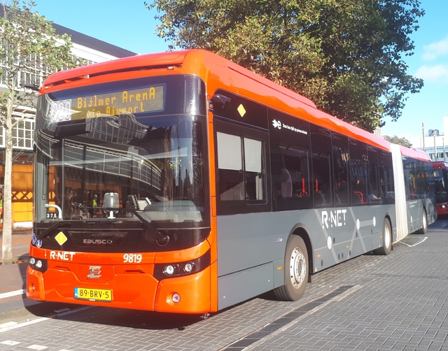 Foto van CXX Ebusco 2.2 (18mtr) 9819 Gelede bus door glenny82