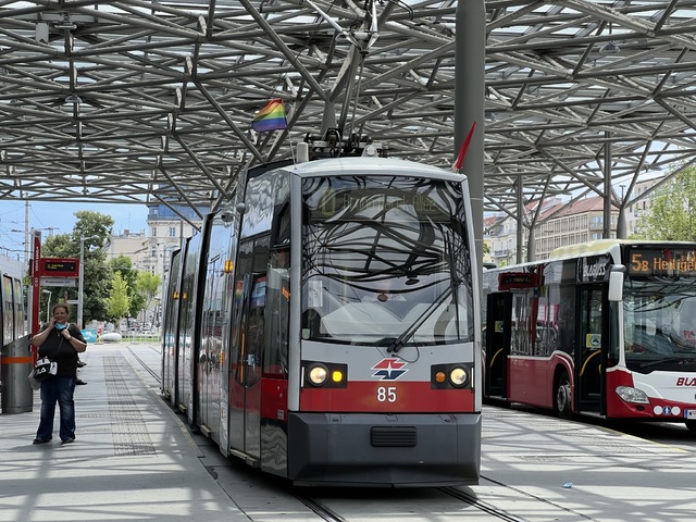 Foto van WL ULF 85 Tram door Stadsbus