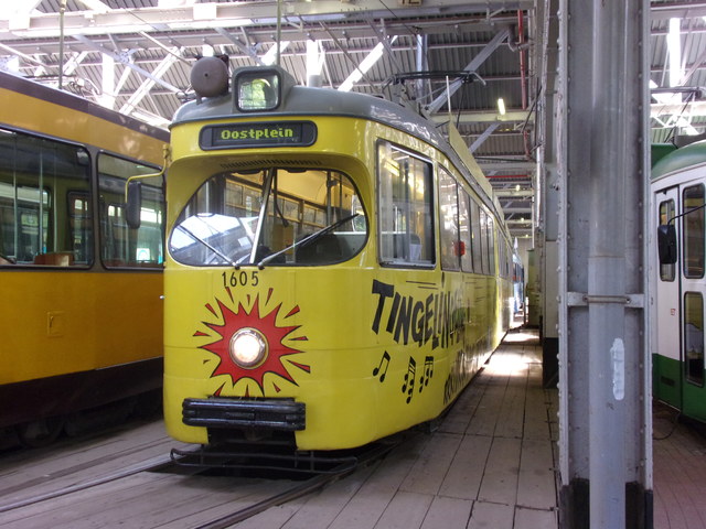 Foto van RoMeO Rotterdamse Düwag GT8 1605 Tram door Lijn45