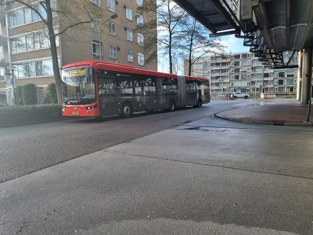 Foto van CXX Ebusco 2.2 (18mtr) 9826 Gelede bus door_gemaakt Tramspoor