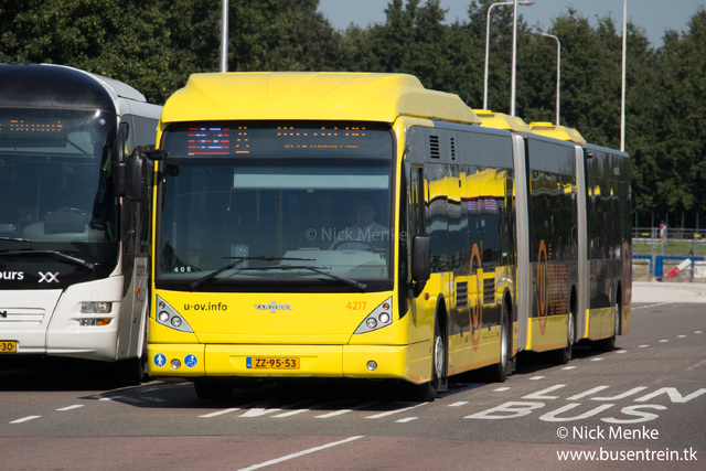 Foto van QBZ Van Hool AGG300 4217 Dubbelgelede bus door Busentrein