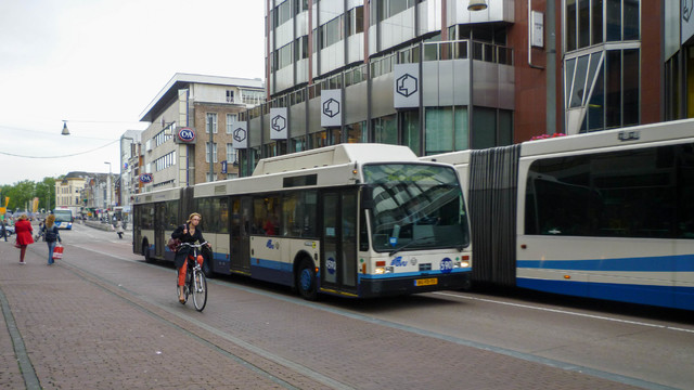 Foto van GVU Van Hool AG300 LPG 4590 Gelede bus door OVdoorNederland