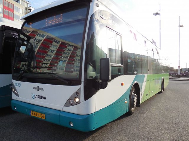 Foto van ARR Van Hool A300 Hybrid 4839 Standaardbus door Stadsbus