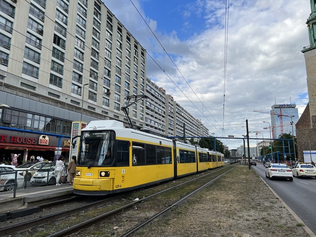 Foto van BVG AEG GT6 1029 Tram door Stadsbus