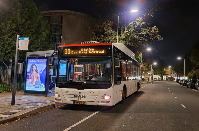 Foto van HTM MAN Lion's City CNG 1020 Standaardbus door dmulder070