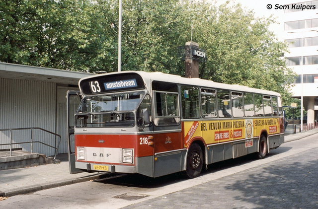 Foto van GVB DAF-Hainje CSA-I 218 Standaardbus door RW2014