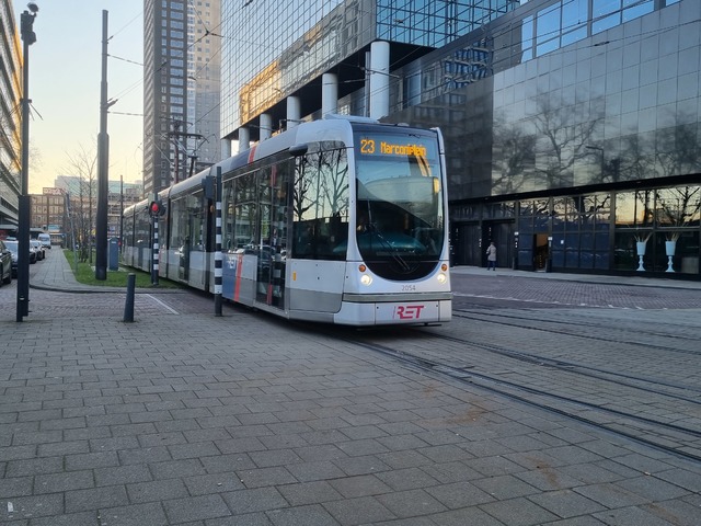 Foto van RET Citadis 2054 Tram door Tramspoor