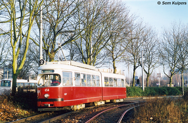 Foto van RET Weense type E 654 Tram door RW2014