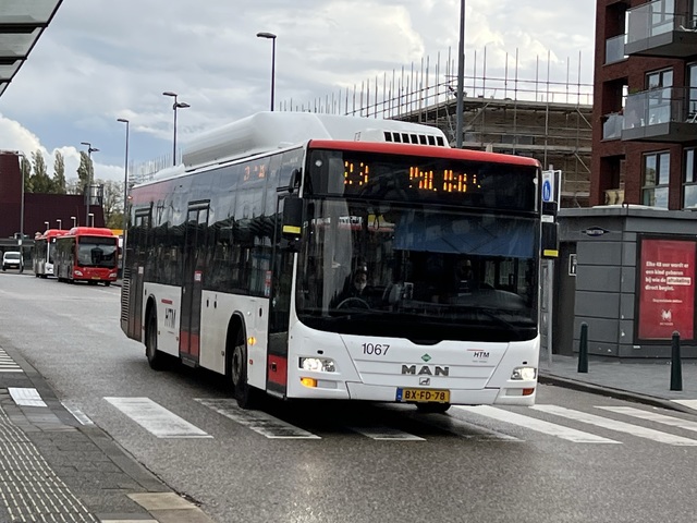 Foto van HTM MAN Lion's City CNG 1067 Standaardbus door_gemaakt Stadsbus
