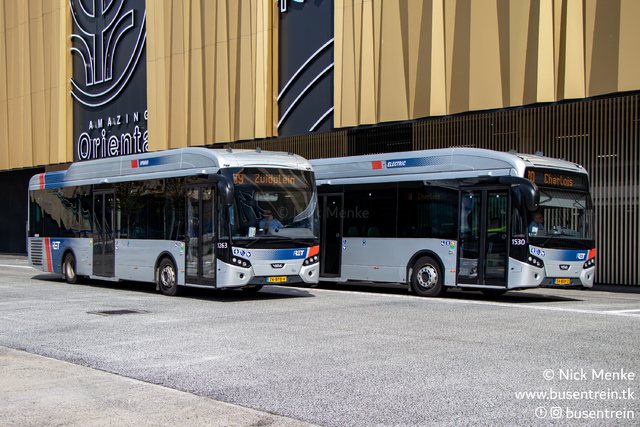 Foto van RET VDL Citea SLE-120 Hybrid 1263 Standaardbus door Busentrein