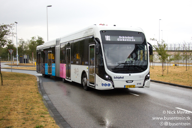 Foto van CXX VDL Citea SLFA-181 Electric 9748 Gelede bus door_gemaakt Busentrein