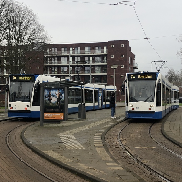 Foto van GVB Siemens Combino 2051 Tram door Ovzuidnederland