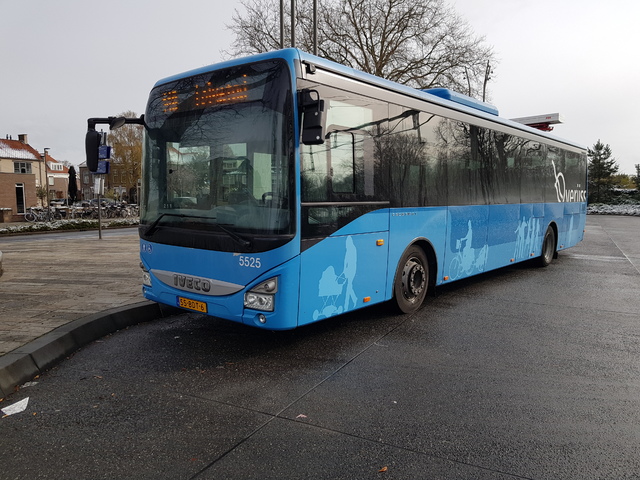 Foto van OVinIJ Iveco Crossway LE (12mtr) 5525 Standaardbus door_gemaakt treinspotter-Dordrecht-zuid