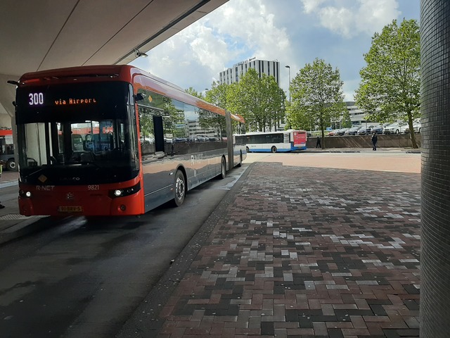 Foto van CXX Ebusco 2.2 (18mtr) 9821 Gelede bus door_gemaakt vrijgezel