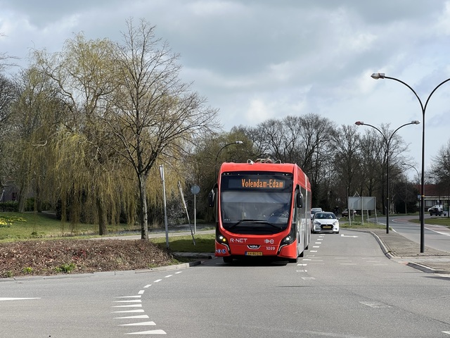 Foto van EBS VDL Citea SLFA-181 Electric 1039 Gelede bus door_gemaakt Stadsbus