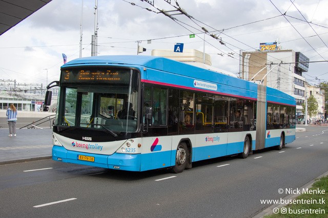 Foto van HER Hess Swisstrolley 5235 Gelede bus door_gemaakt Busentrein