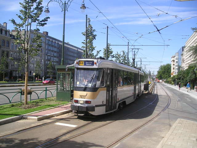 Foto van MIVB Brusselse PCC 7822 Tram door Perzik