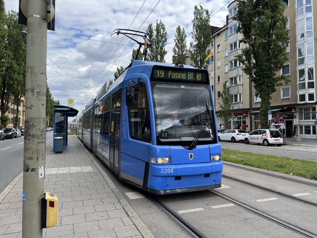 Foto van MVG GT8N 2206 Tram door_gemaakt Stadsbus