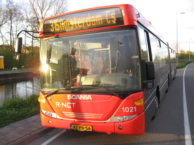 Foto van EBS Scania OmniLink G 1021 Gelede bus door LeoG