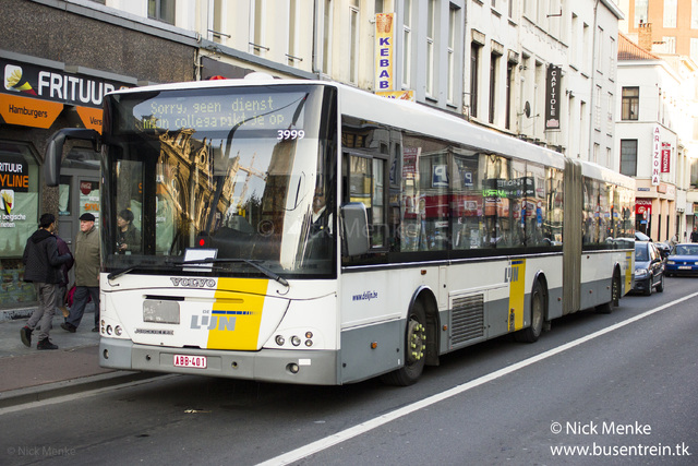 Foto van DeLijn Jonckheere Transit 2000 G 3999 Gelede bus door Busentrein