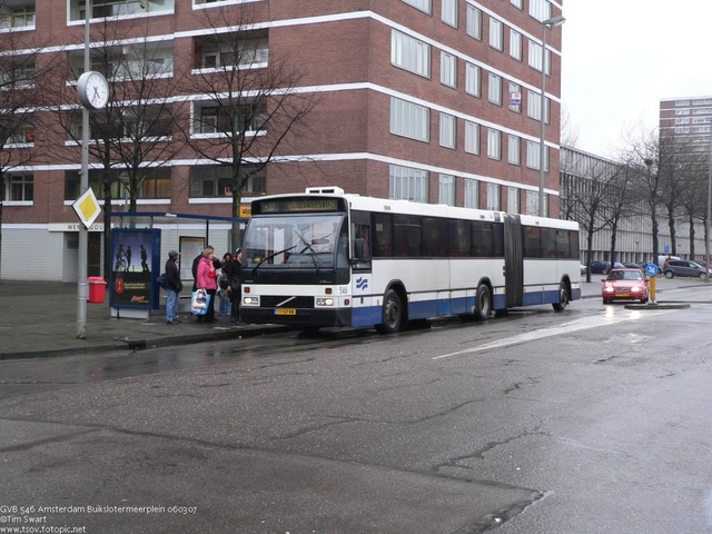 Foto van GVB Den Oudsten B88 G 546 Gelede bus door tsov