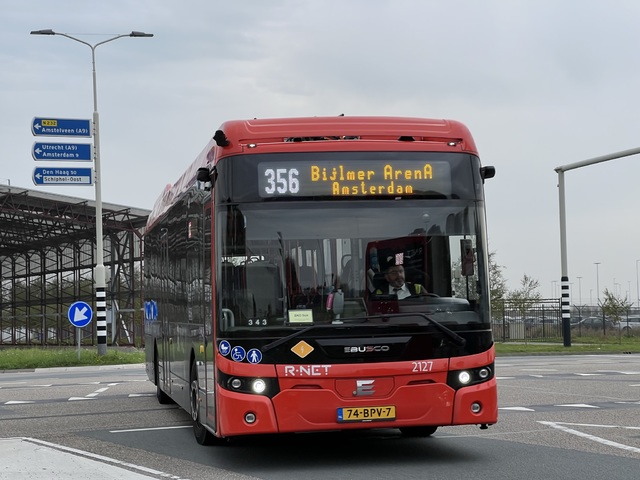 Foto van CXX Ebusco 2.2 (12,9mtr) 2127 Standaardbus door Stadsbus