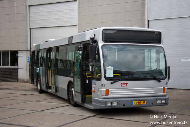 Foto van RET Den Oudsten B96 943 Standaardbus door Busentrein
