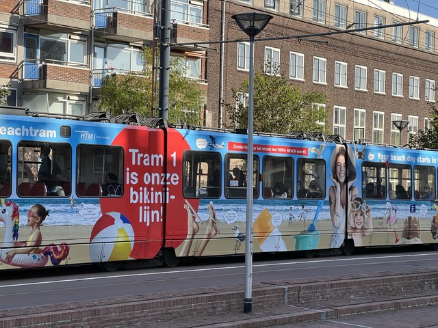 Foto van HTM GTL8 3126 Tram door Stadsbus