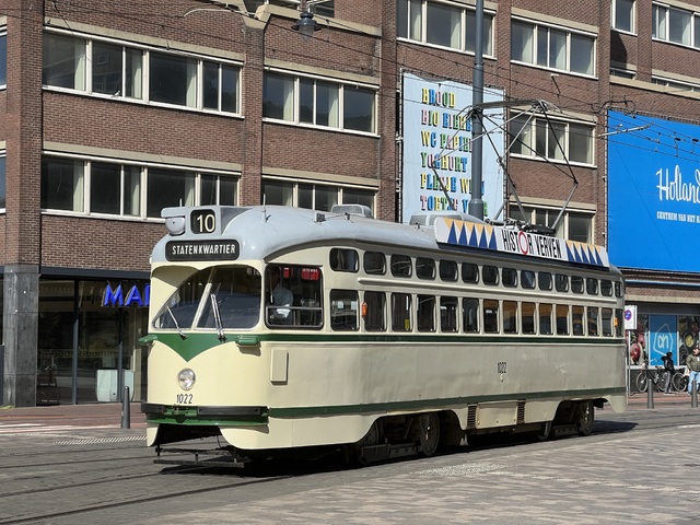 Foto van HOVM Haagse PCC 1022 Tram door_gemaakt Stadsbus