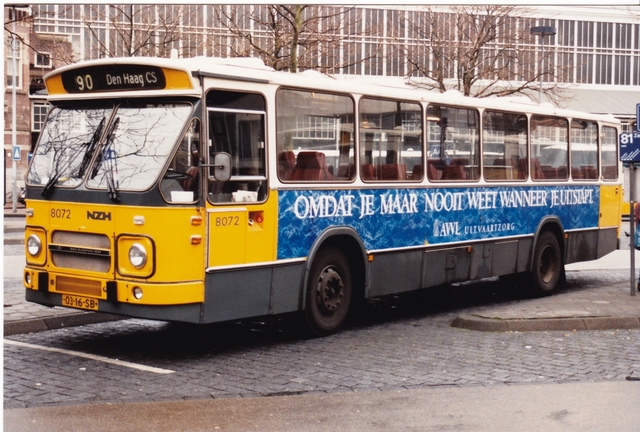 Foto van NZH DAF MB200 8072 Standaardbus door wyke2207