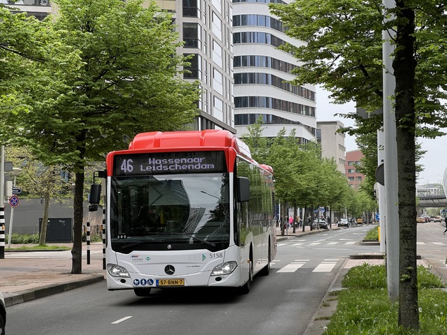 Foto van EBS Mercedes-Benz Citaro NGT Hybrid 5158 Standaardbus door Stadsbus