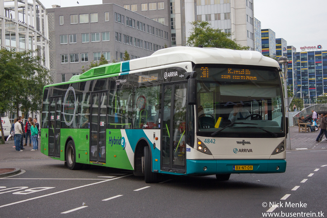 Foto van ARR Van Hool A300 Hybrid 4842 Standaardbus door Busentrein