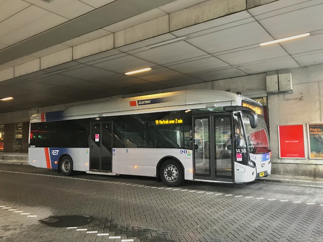 Foto van RET VDL Citea SLF-120 Electric 1438 Standaardbus door Rotterdamseovspotter
