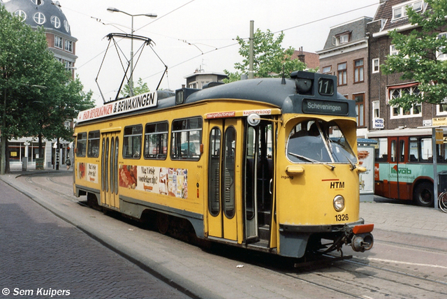 Foto van HTM Haagse PCC 1326 Tram door RW2014