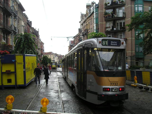 Foto van MIVB Brusselse PCC 7732 Tram door Perzik