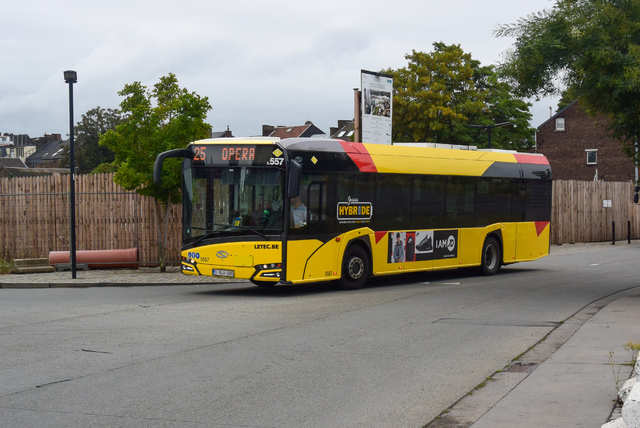 Foto van TEC Solaris Urbino 12 Hybrid 5557 Standaardbus door NLRail