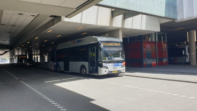 Foto van RET VDL Citea SLE-120 Hybrid 1214 Standaardbus door OVSpotterLinschoten