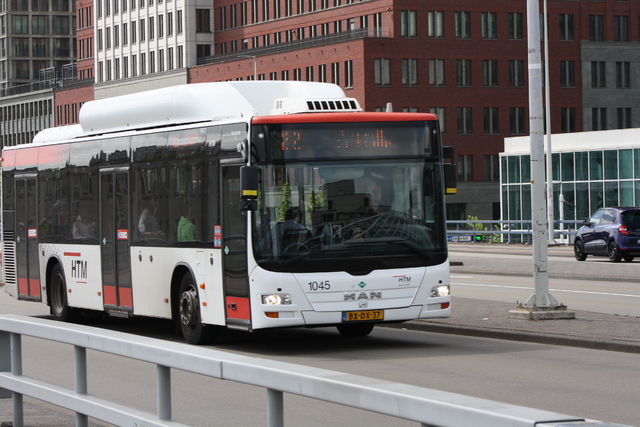 Foto van HTM MAN Lion's City CNG 1045 Standaardbus door Tramspoor