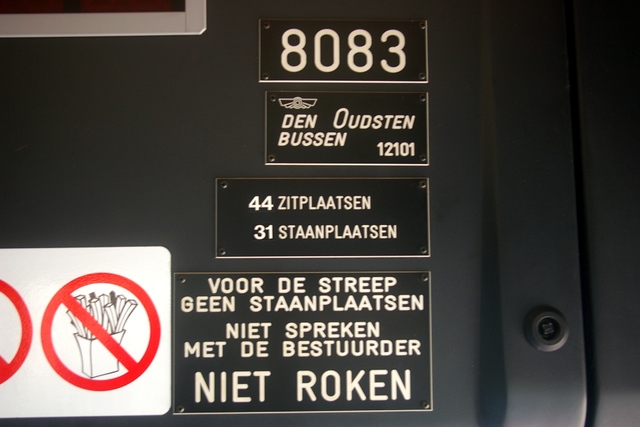 Foto van CXX Den Oudsten B95 8083 Standaardbus door wyke2207