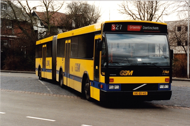Foto van GSM Den Oudsten B88 G 7748 Gelede bus door wyke2207