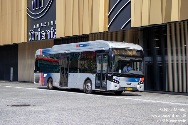 Foto van RET VDL Citea SLE-120 Hybrid 1242 Standaardbus door Busentrein